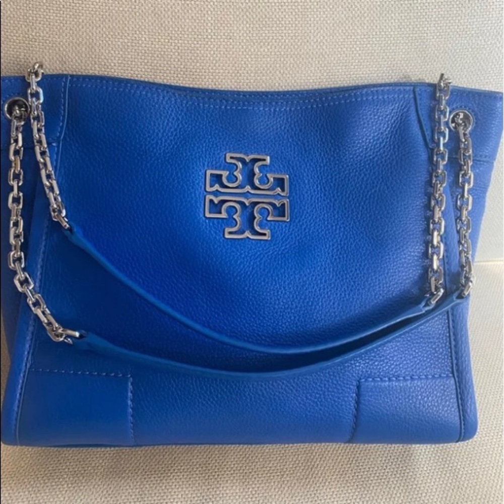 Tory Burch Britten Pebbled Leather Bag - TRADE with @faithoverfear07
